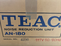 TEAC AN-180 Noise Reduction Unit Open Box Perfect Working Condition