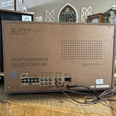 Yorx M2608 Stereo System Receiver EQ AM FM Cassette 8 Track Works *Read*