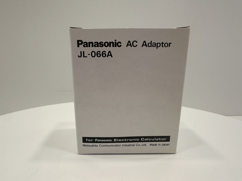 VINTAGE *NEW* Panasonic AC Adapter JL-066A for Calculator JE-614P & JE-620P