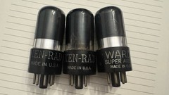 NOS Kenrad Wards Matched 3 6K6GT NOS Power Amplifier Tubes Fender