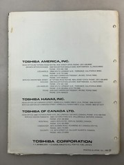 Toshiba M-5100 5120 5130 Original Service Manual Free Shipping