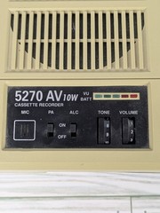 VINTAGE CALIFONE 5270 AV 10W TAPE Cassette RECORDER PLAYER Works