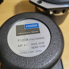 FOSTEX F120A Full Range Speakers Pair Refoamed Original Box Included Tested