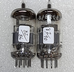 Matched Pair 6DJ8/ECC88 Amperex Vacuum Tubes, TV-7D Tested 85%+ – will combine