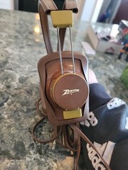 zenith vintage headphone set 1970s Works Great Shape.