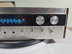 SHERWOOD S-7100A RECEIVER PROFESSIONALLY SERVICED REAL WOOD CASE VIDEO INCLUDED