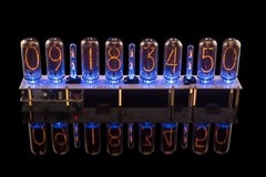 Nixie Tube Clock KIT DIY IN-18 PCB+All Parts Arduino comp. 12/24H WITHOUT TUBES