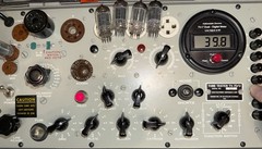 (1) 1950s Blackplate 12AX7 Tubes By Canadian Marconi/GE Tested On TV7-D/U Tester