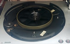 Philips 312 Electronic Servo Belt Drive Turntable w/Auto Lift + Audio Technica