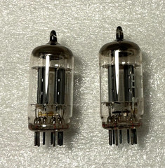 Open Box NOS Matching Pair Ei YUGO 12AX7 ECC83 Smooth Plates
