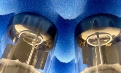 TWO Siemens National 6CA7 EL34 Tubes /Amplitrex Tested 👍/ Dimples / 1980’s