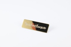 Rockford Fosgate stainless steel customize Logo 60mm(2.36″)X20mm(0.78″) Gold