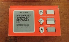 Vintage Realistic Minimus7 40-2031 Speaker Bracket Set Lot 2 in One Box