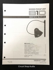 Original Yamaha B1D / Divided Pickup Unit Service Manual