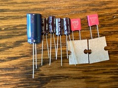 Technics SL-23 & SL-20 Speed Repair Kit Capacitor Upgrade Set Turntable Recap
