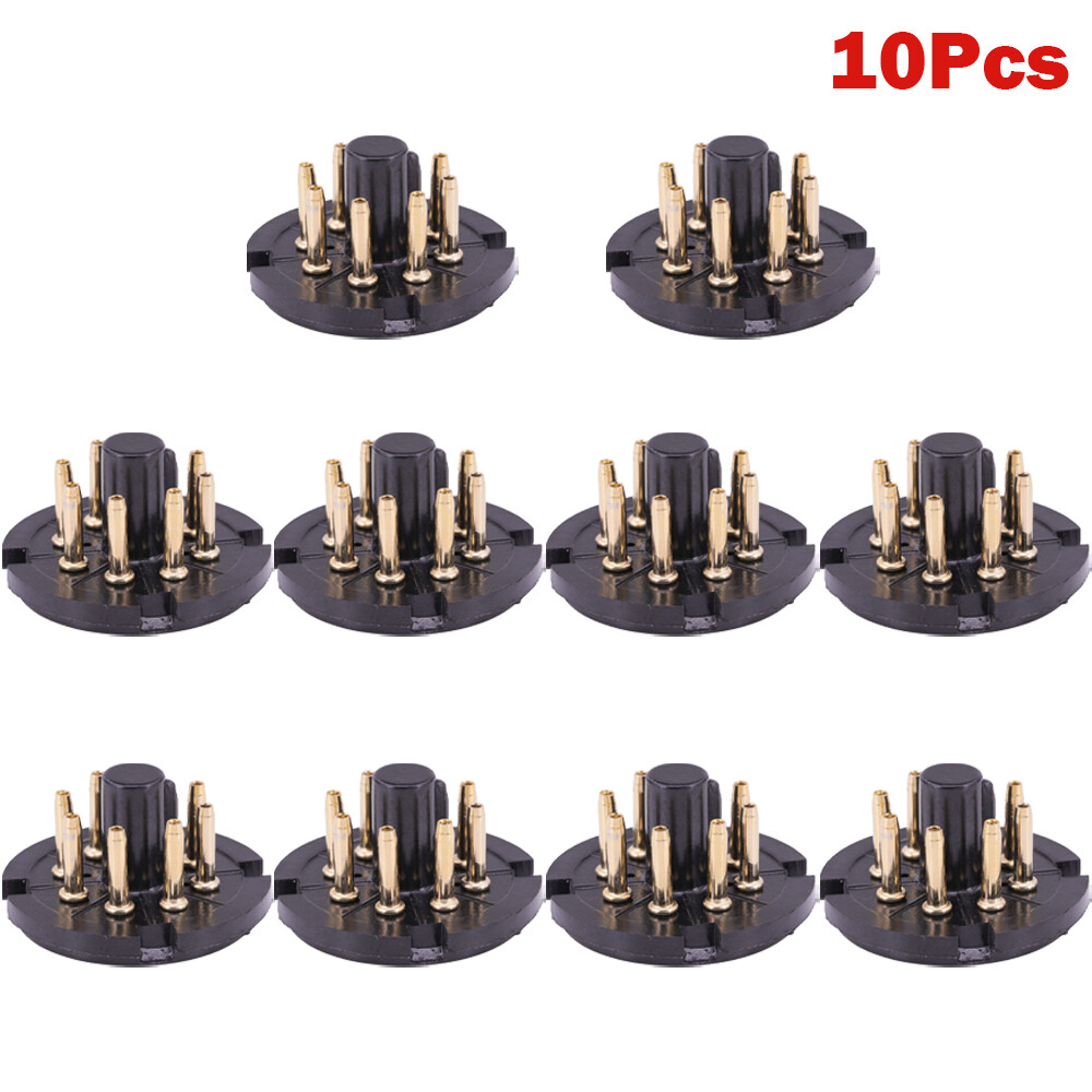 10PC K8A 8Pin Tube Socket For KT88 EL34 6550 6CA7 6SN7 Valve Base Audio HIFI