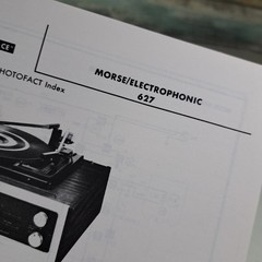 MORSE/ELECTROPHONIC Service Manual Record Changer 627 BSR C129 1977 Photofact