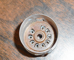 ELCO/ cinch 9 pin tube socket with shield new old stock lot of 33