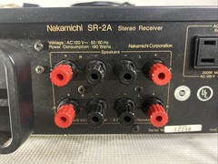 Nakamichi SR-2A Stereo Receiver Stasis Amplifier Audiophile TESTED SEE VIDEO