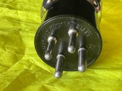 PAIR of unused 1940s U. S. Navy RCA CRC 2A3 Mil Spec Black Plate Tube. Orig Pkg.