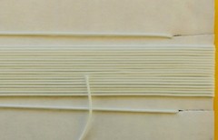25-Ft Braided Dial String Vintage Radios Clock Weight Cord 0.040″ (1.0mm) White
