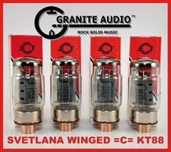 SVETLANA KT88 MATCHED QUAD NEW, RARE ORIGINAL SED WINDED =C=. All Test 58 on TV7