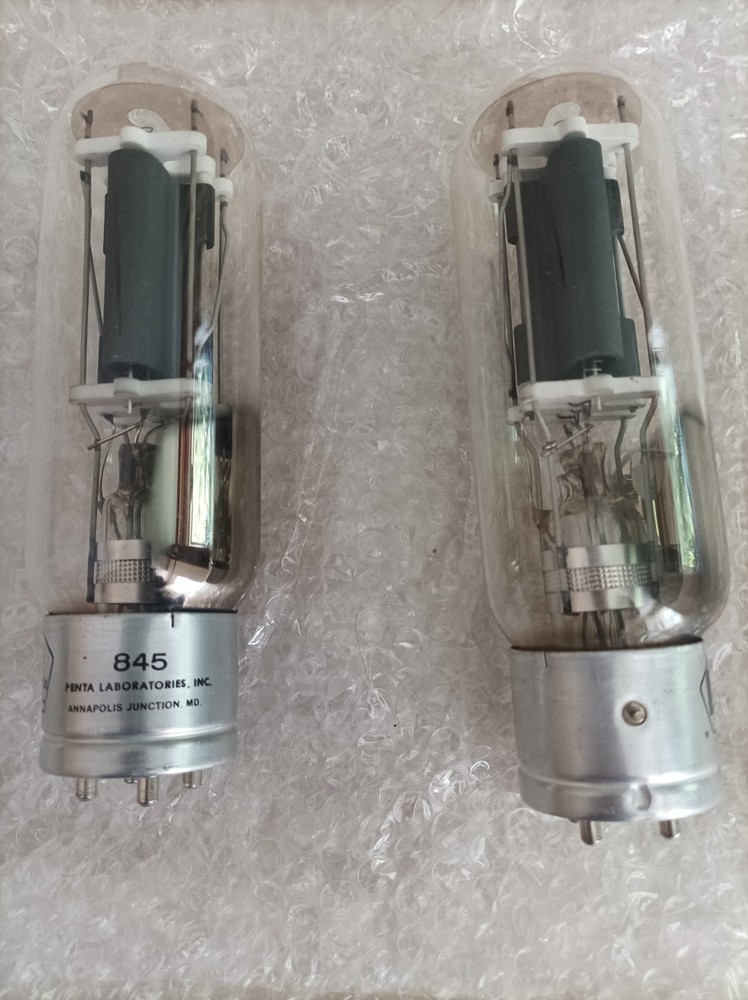 845 TUBE, matched pair.