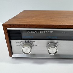 Heathkit AA-14 Stereo Amplifier w/ Manual Tested & Works Gorgeous Cabinet – READ