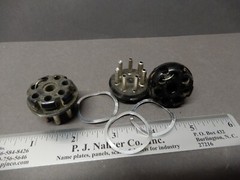 Amphenol 7 Pin Retaining Ring Plug 86CP7 (3) NOS Amplifier/Organ Pins 4-5 Jumper