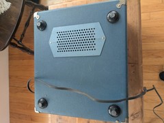 Vintage Califone Turntable 1420k Portable record player 4 speed phonograph Case