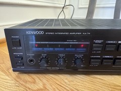 KENWOOD KA-74 INTEGRATED Stereo Amplifier ORIGINAL OWNER!!! AWESOME CONDITION!!!
