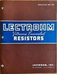 Electronic Components Catalogs: Ohmite/National/Mallory/Lectron/Amphenol/Vitrohm