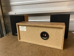 Vintage Pair Pioneer CS-X380-Q & CS-C180-Q Surround Speakers