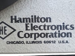 Hamilton Electronics Model 930 Record Player Classroom Turntable Tested