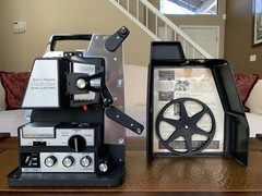 Vintage Bell & Howell Director Series 8mm Film Projector Dual Electric 465-465Y