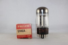PRISTINE NIB NOS 1958 Vintage Philco 5V4GA Rectifier Amplitrex TESTS 100%+ NEW