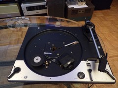 Dual 1229 Turntable — for restoration (spins, no auto function).