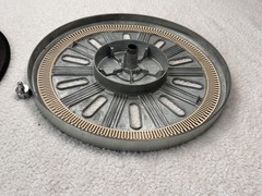 Vintage BIC 914c Turntable Platter with Rubber Mat Made In USA