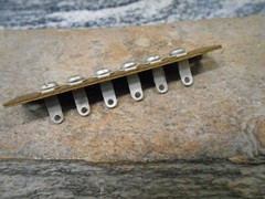 (2) NOS 6 screw Terminal Speaker Strip vintage stereo amplifiers receivers