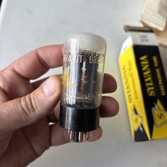 Sylvania 5AR4 GZ34 Rectifier Tube Great Britain Lost Vacuum Collector Only