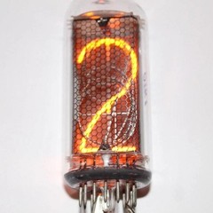 1x IN-18 ИН-18 Nixie Tube for Clock / Tested / Used / 1pcs in lot