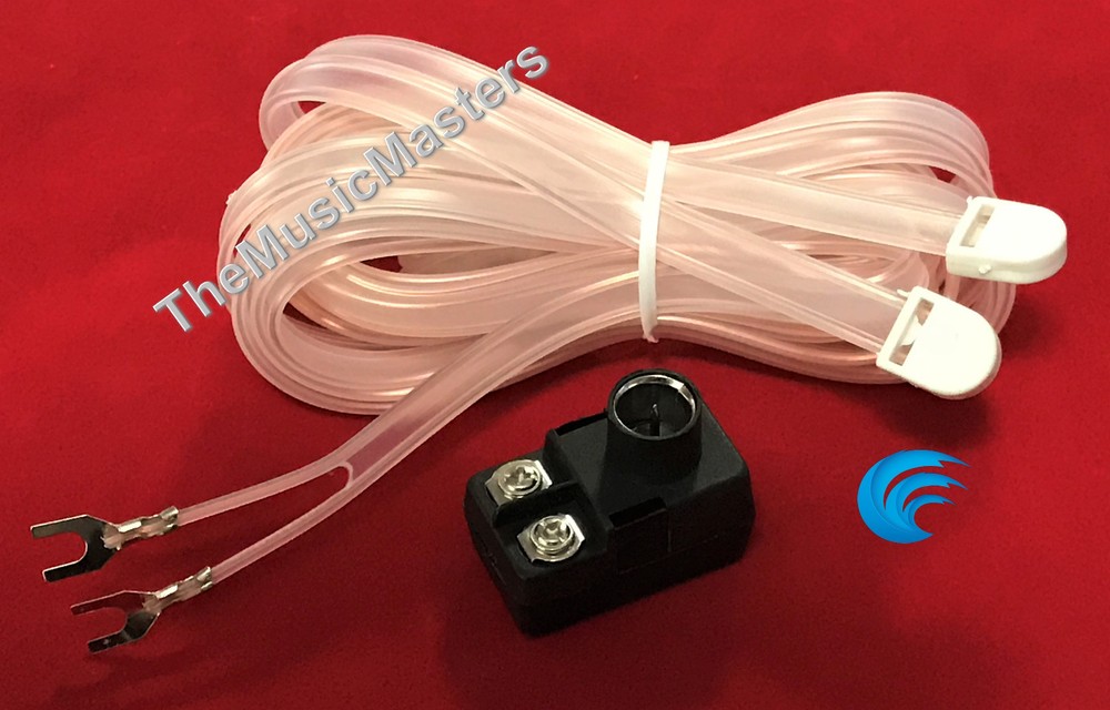 FM Radio Stereo Receiver Indoor Dipole “T” ANTENNA w/ 75 Ohm Push-On Connector