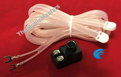 FM Radio Stereo Receiver Indoor Dipole “T” ANTENNA w/ 75 Ohm Push-On Connector