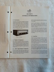 Crown D150A Stereo Power Amplifier Instruction and Owner’s Manual (Excellent)