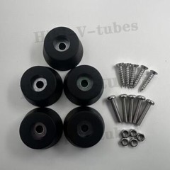 5 New FEET w/ hardware for Sansui CA-F1 BA-F1 BA-F2 Heavy-Duty Foot Parts