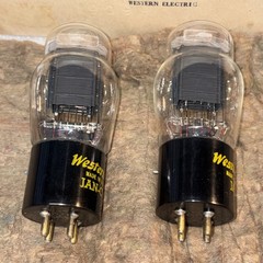 Matched Pair Western Electric JAN 101D Mil Spec Tubes Same Date Code NEW IN BOX