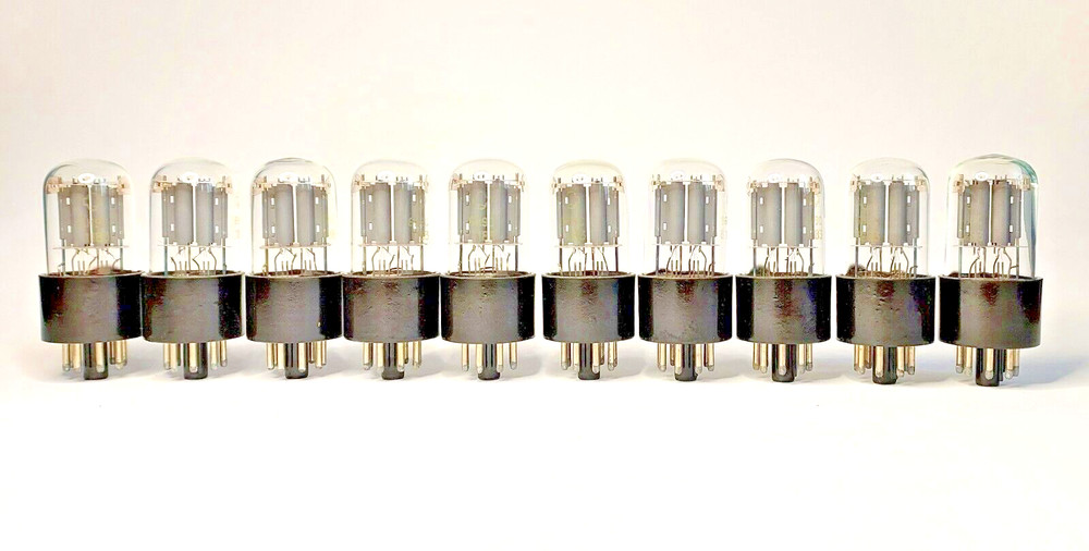 US Stock! 10x 6N9S / 6H9C / 6SL7 / 6N9P / 6N9 Reflektor 1980’s tubes NOS