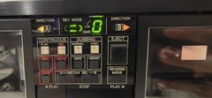 Vintage Philips FC567 Dual Logic Auto Reverse Hi-Speed Dub Cassette Deck TESTED