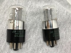 Sylvania JAN CHS 6SL7GT VT-229 Bad Boy NOS 1952 – 51 Matched Pair