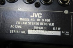 JVC JR-S100 Vintage Stereo Receiver FM-AM Radio – Tested and Working